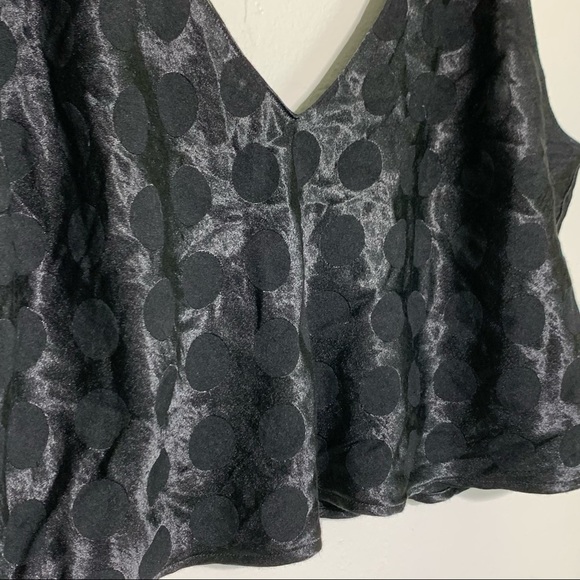 Victorias Secret Satin Tie Strap Crop Top XL - Picture 4 of 6